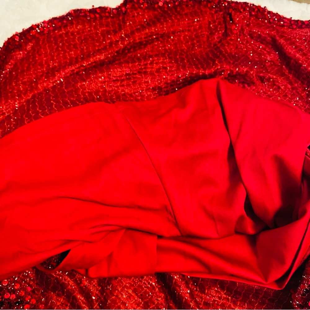 NWOT Red Cocktail dress NWOT - Picture 9 of 11